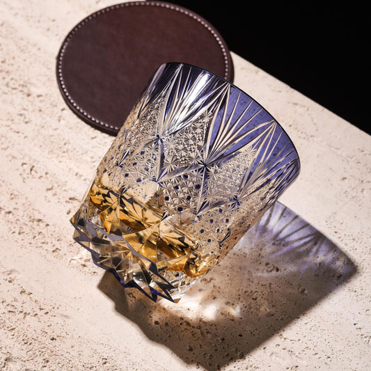lovecove Crystal-Cut Starlight Whiskey Glass – product image 1