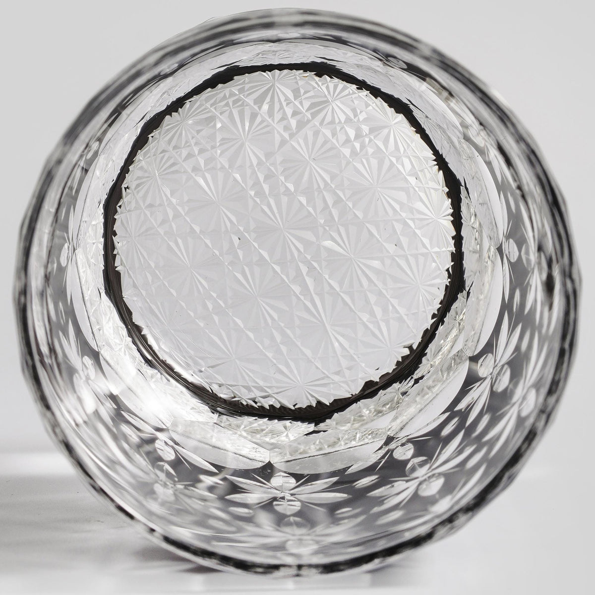 lovecove Engraved Floral Crystal Whiskey Glass – product image 7