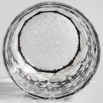 lovecove Engraved Floral Crystal Whiskey Glass – product image 7