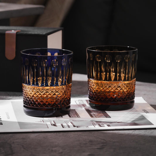 lovecove Engraved Vintage Pattern Whiskey Glasses – product image 1