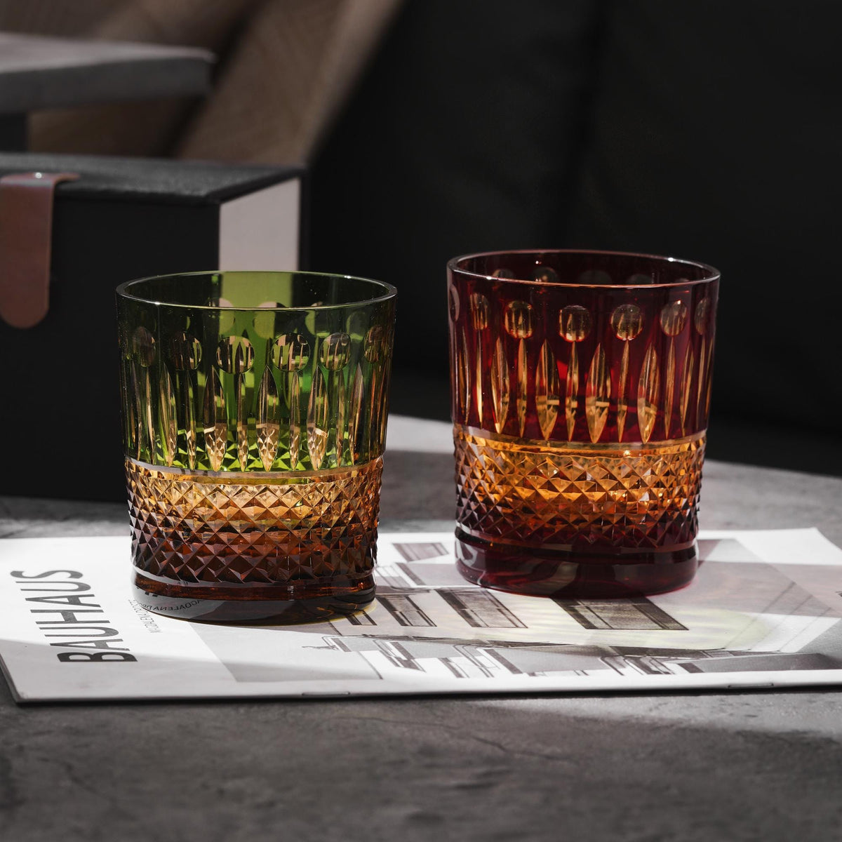 lovecove Engraved Vintage Pattern Whiskey Glasses – product image 3