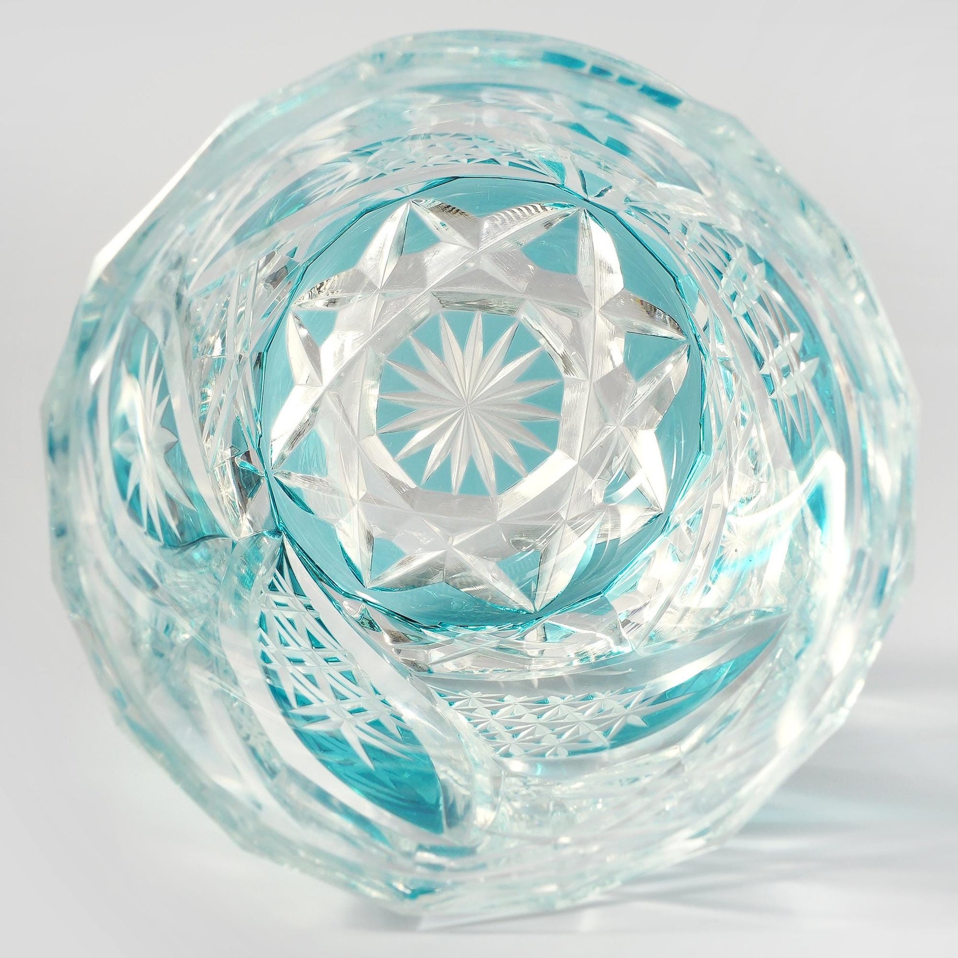 lovecove Green Leaf Crystal Whiskey Glass image 2