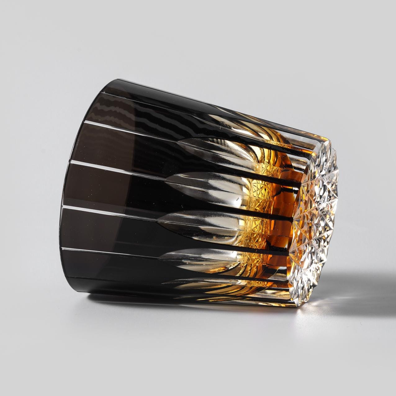 Vitraelle Kiriko Black Starlight Whiskey Glass image 5