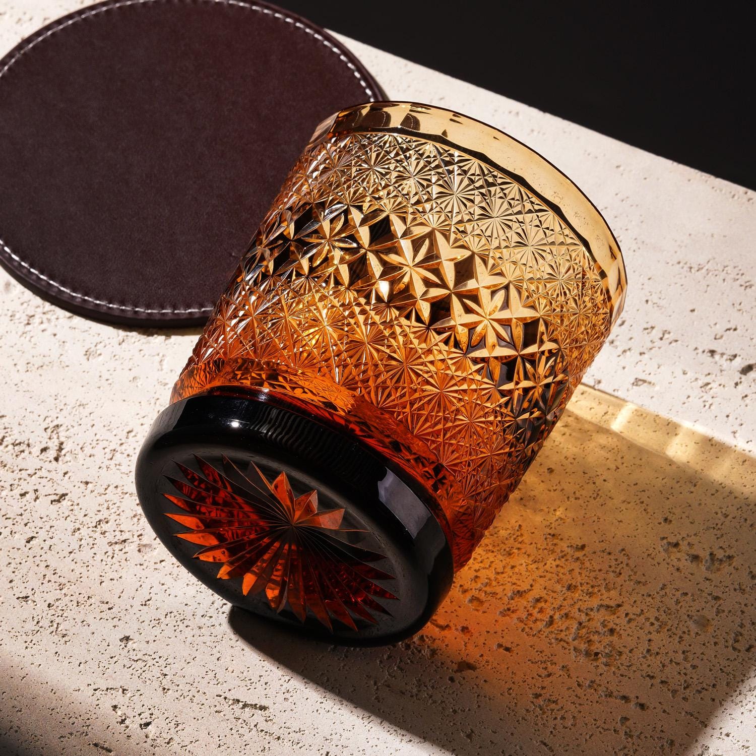 lovecove Kiriko Classic Black Whiskey Glass image 2
