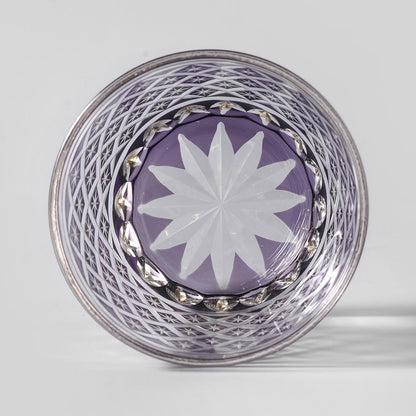 lovecove Kiriko Shining Purple Whiskey Glass image 7