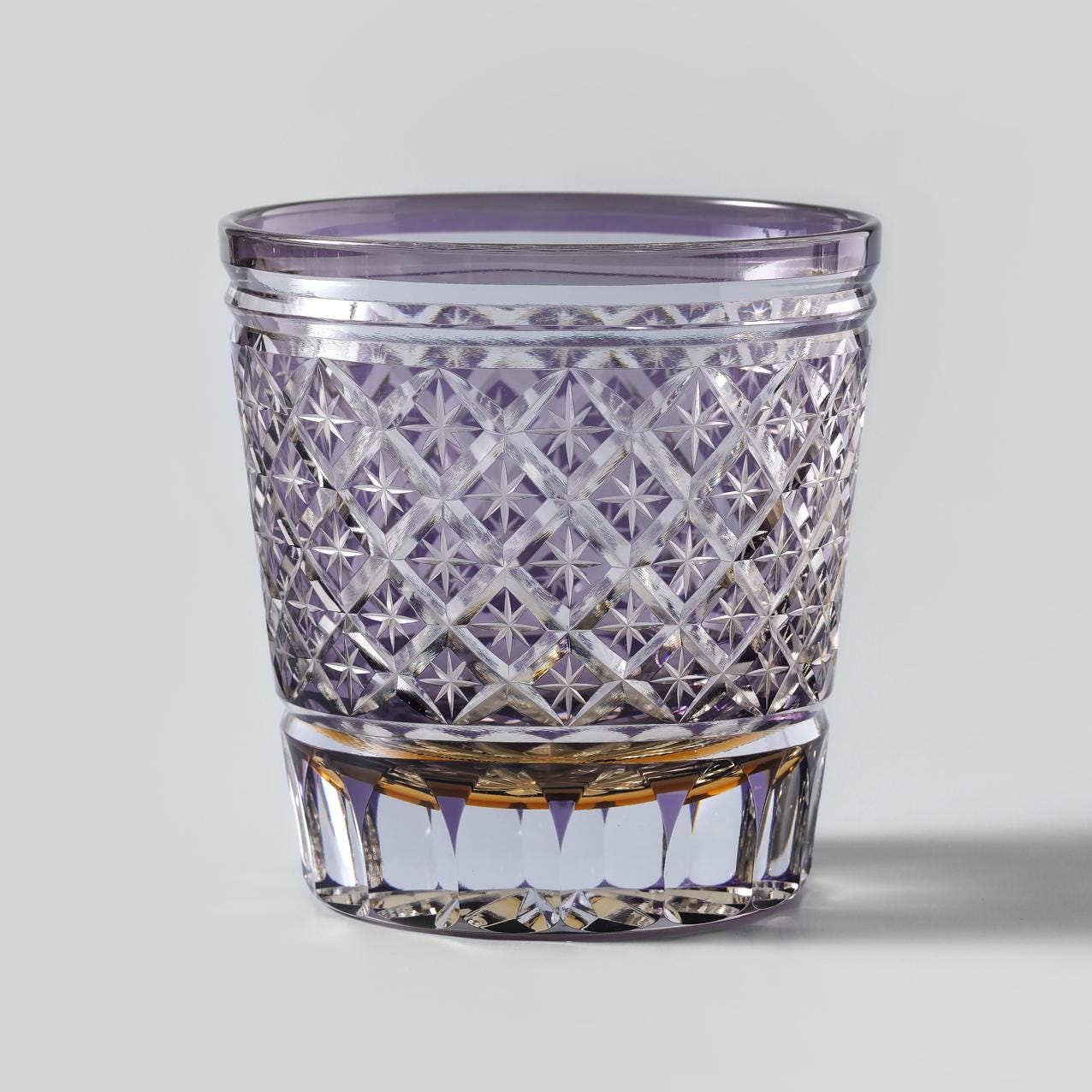 lovecove Kiriko Shining Purple Whiskey Glass image 8