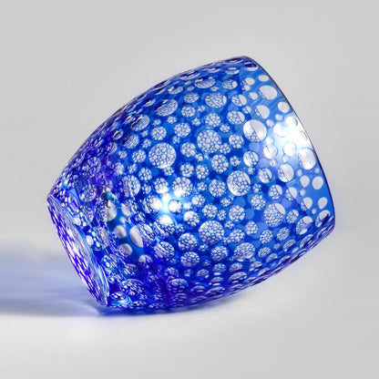 lovecove -Style Blue Bubble Whiskey Glass image 5