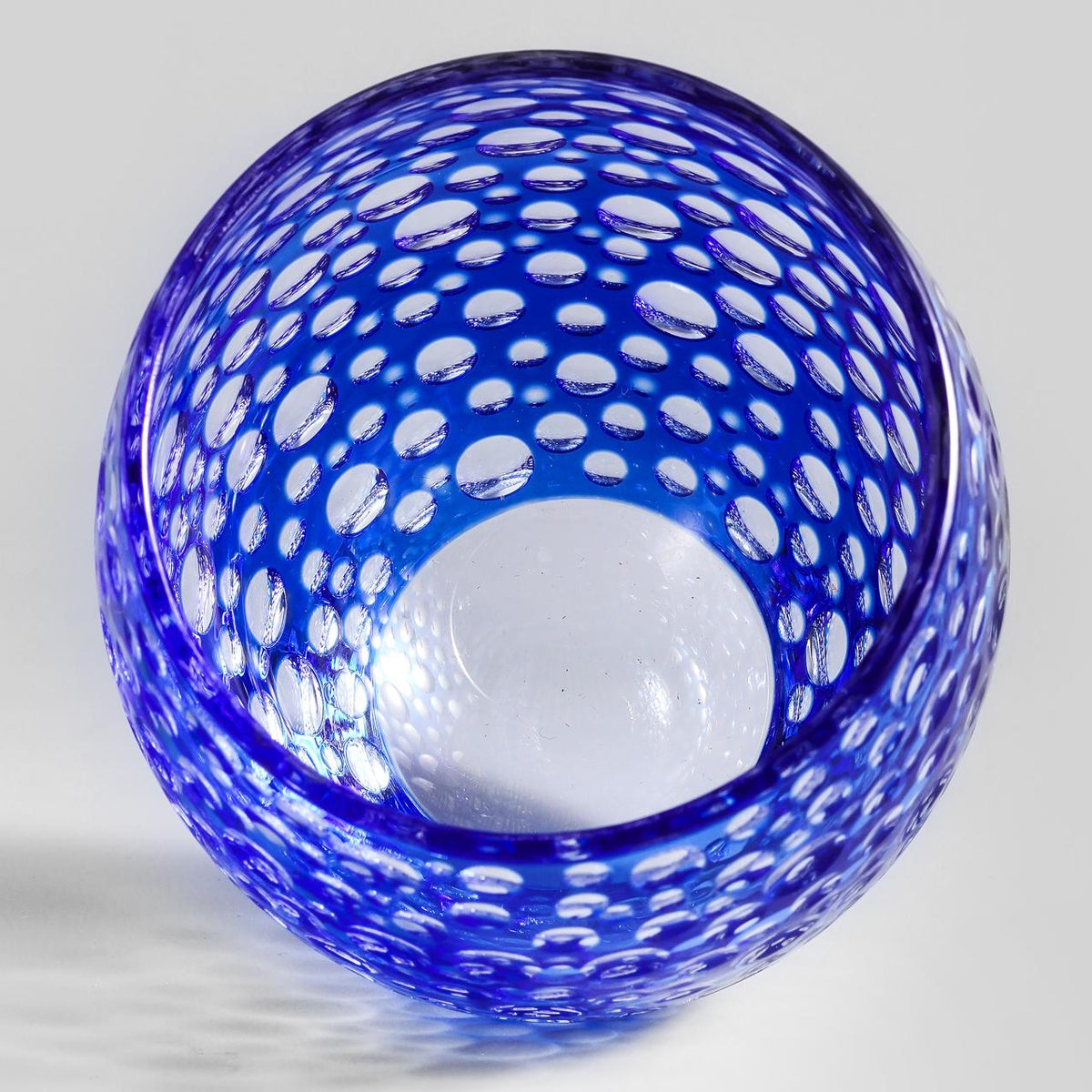 lovecove -Style Blue Bubble Whiskey Glass image 6