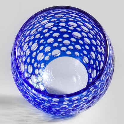 lovecove -Style Blue Bubble Whiskey Glass image 6