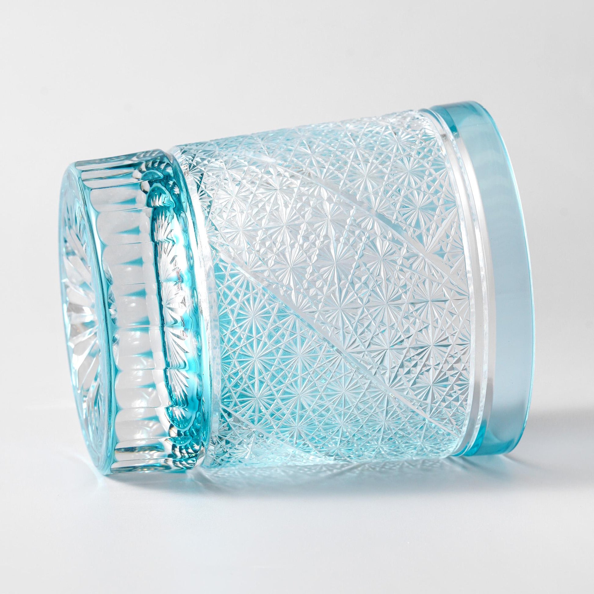 lovecove Vintage Blue Wave Whiskey Glass image 4