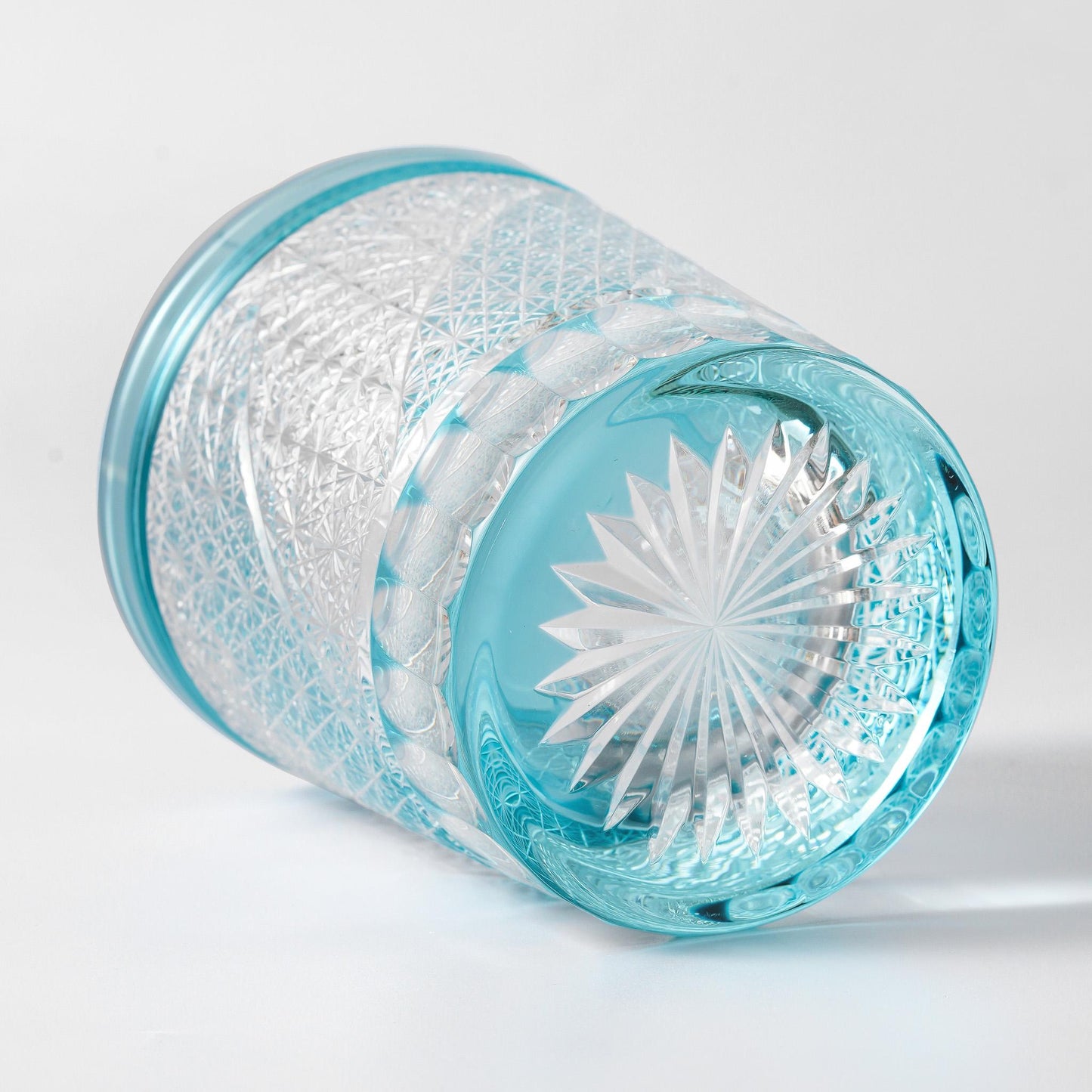 lovecove Vintage Blue Wave Whiskey Glass image 7