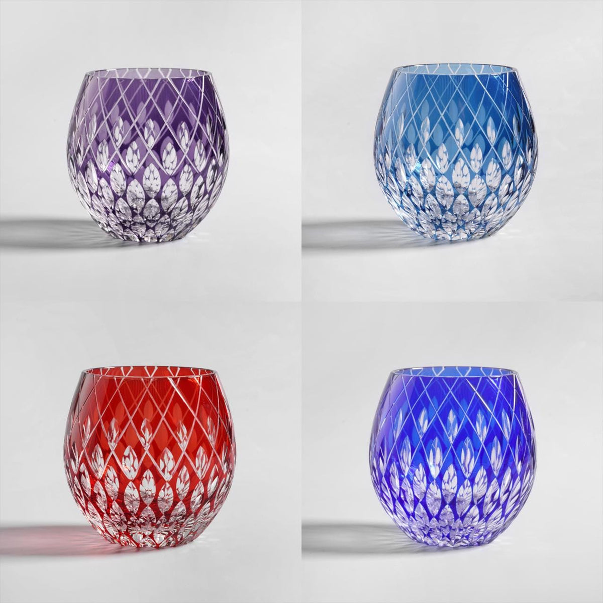 lovecove Kiriko Old Fashioned Crystal Whisky Glass image 6