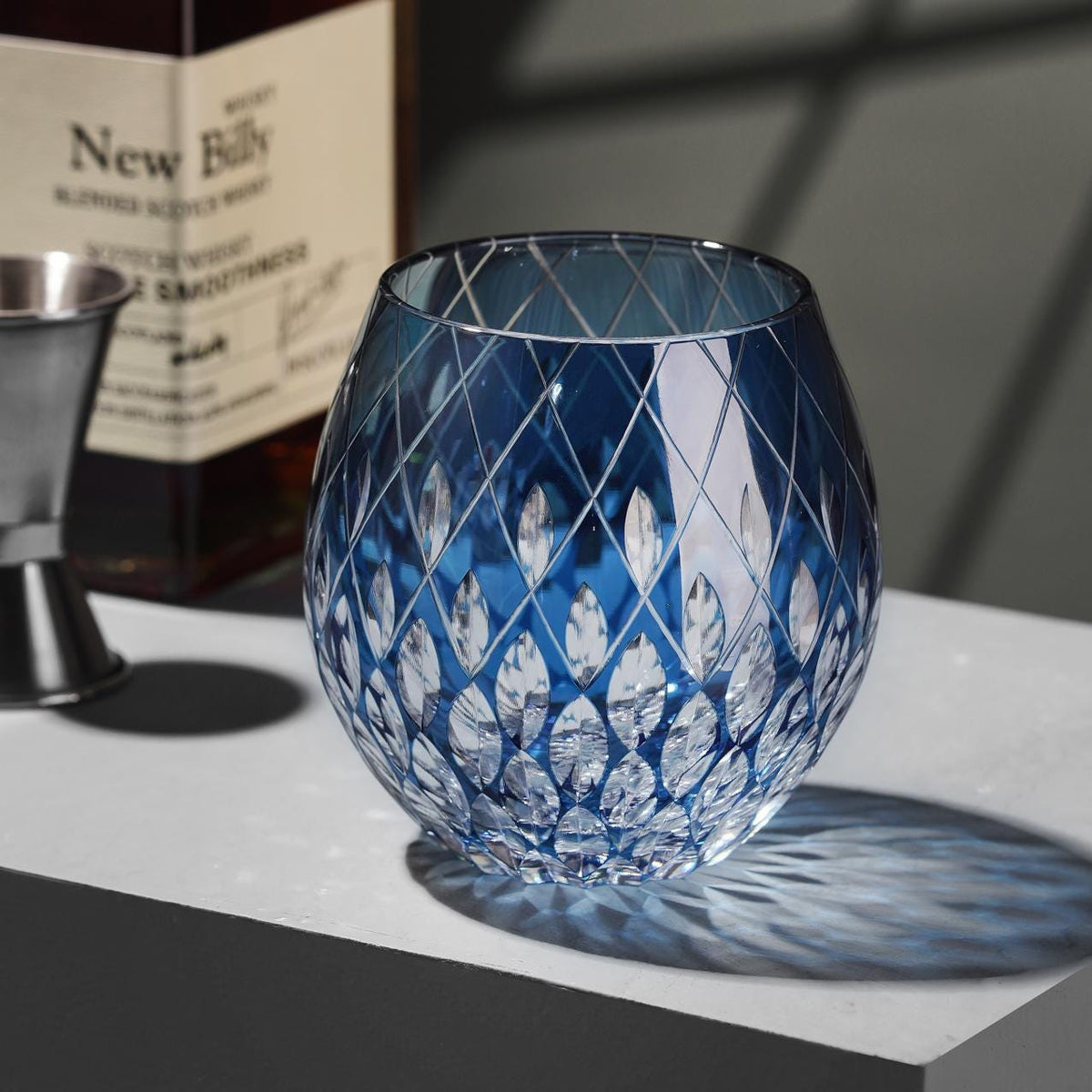lovecove Kiriko Old Fashioned Crystal Whisky Glass image 8