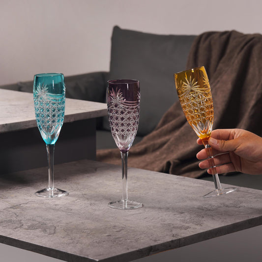 lovecove Lead-free Crystal Rocks Glass image 1