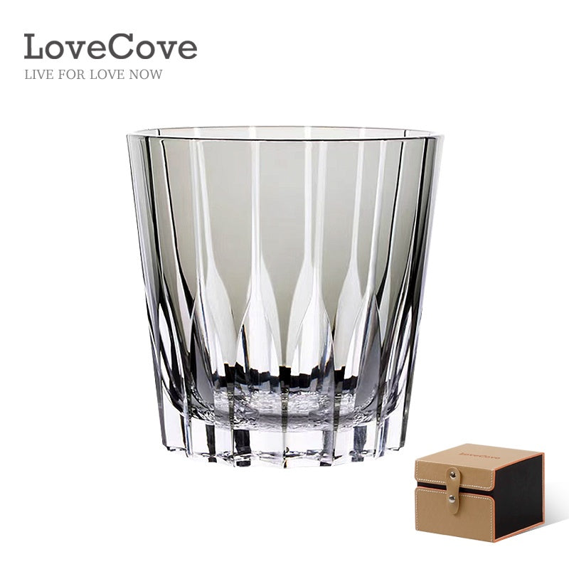 Starburst Cut crystal tumbler