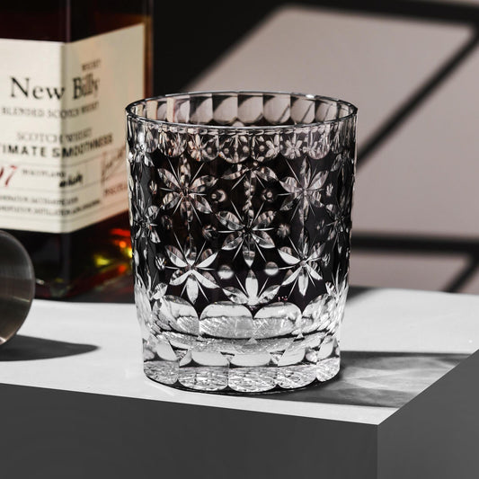 Vitraelle Old-Fashioned Black Sakura Whiskey Glass image 2