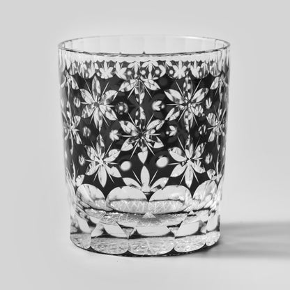 lovecove Old-Fashioned Black Sakura Whiskey Glass image 8