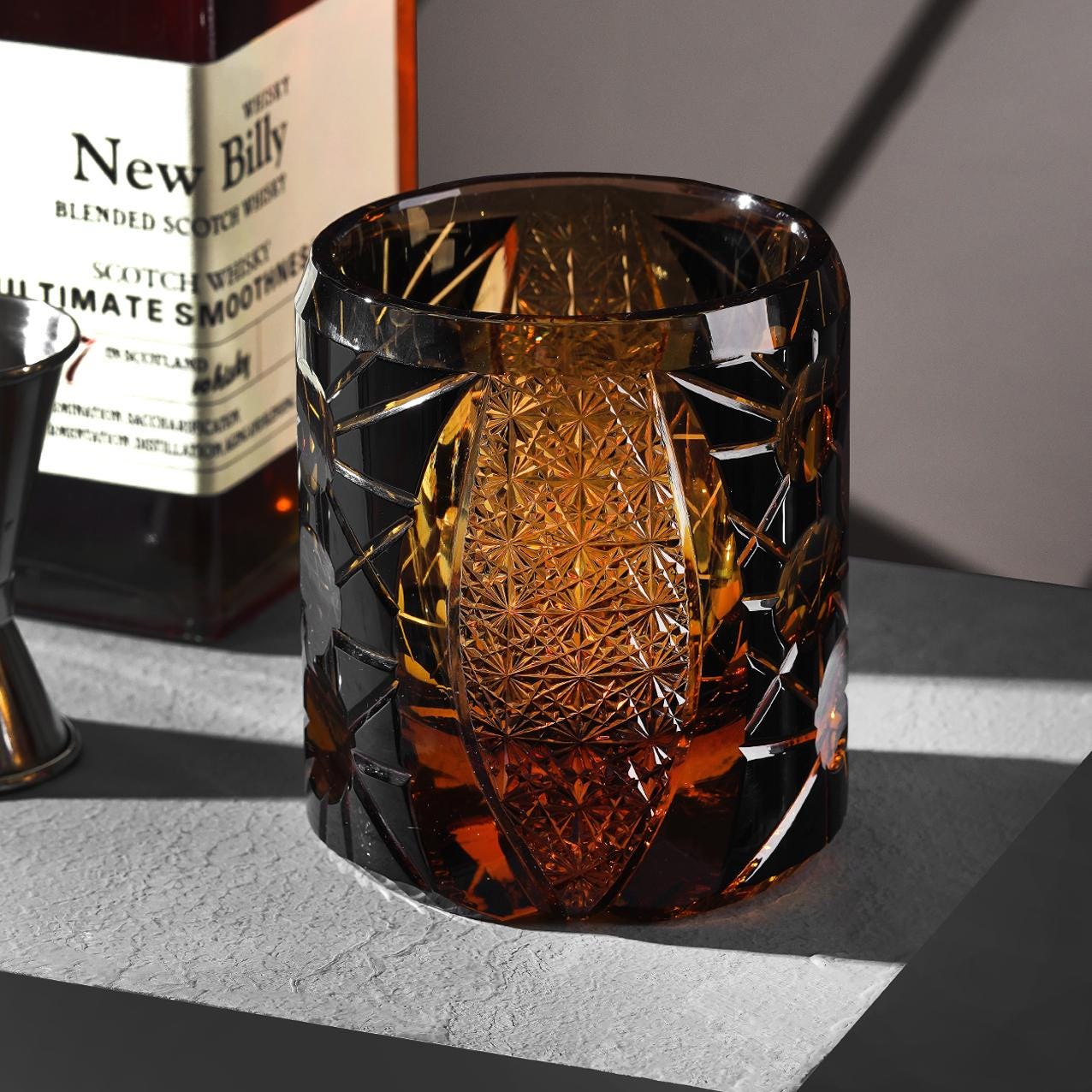 Vitraelle Old-Fashioned Black Whiskey Glass image 4
