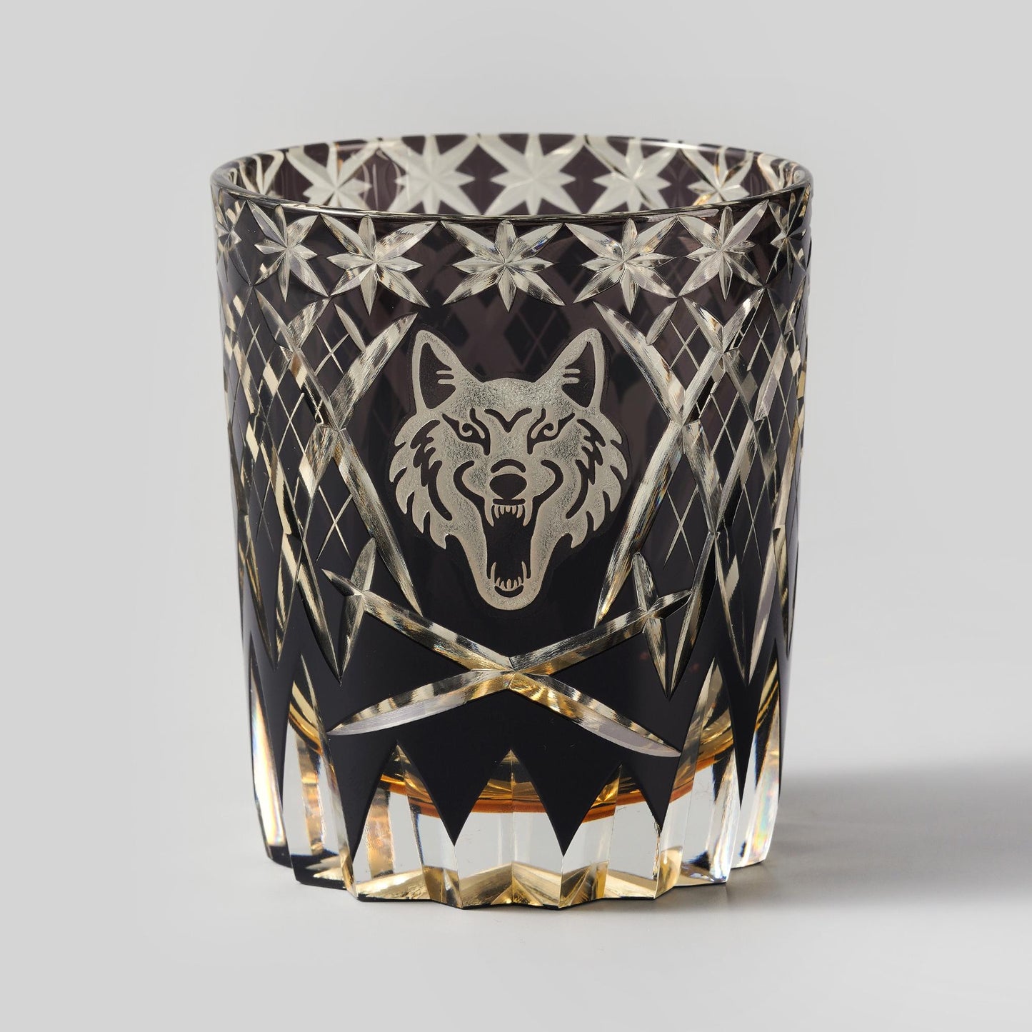 lovecove Old-Fashioned Black Wolf Whiskey Glasses image 10