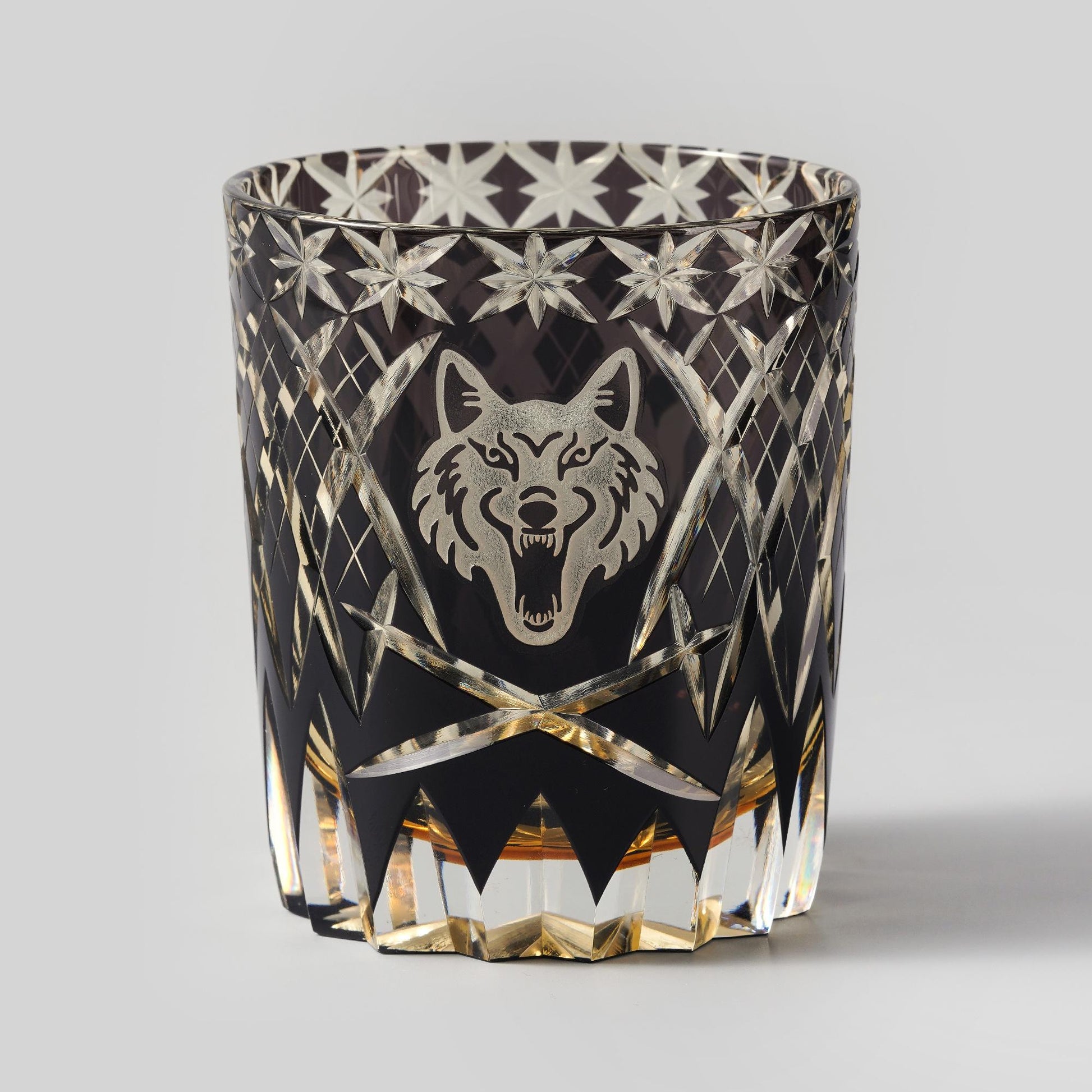 lovecove Old-Fashioned Black Wolf Whiskey Glasses image 10