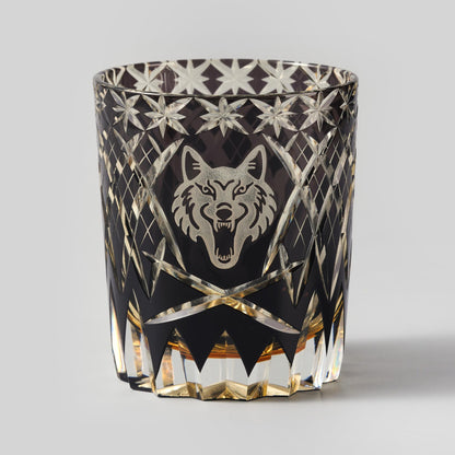 lovecove Old-Fashioned Black Wolf Whiskey Glasses image 10