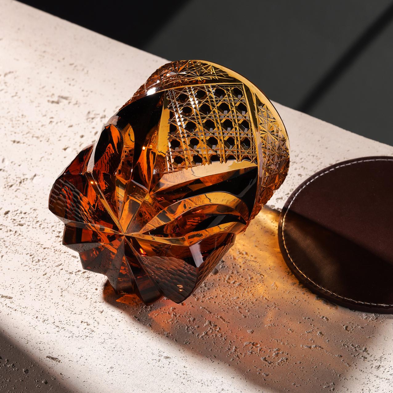 Vitraelle Old-Fashioned Amber Whisky Glass image 2
