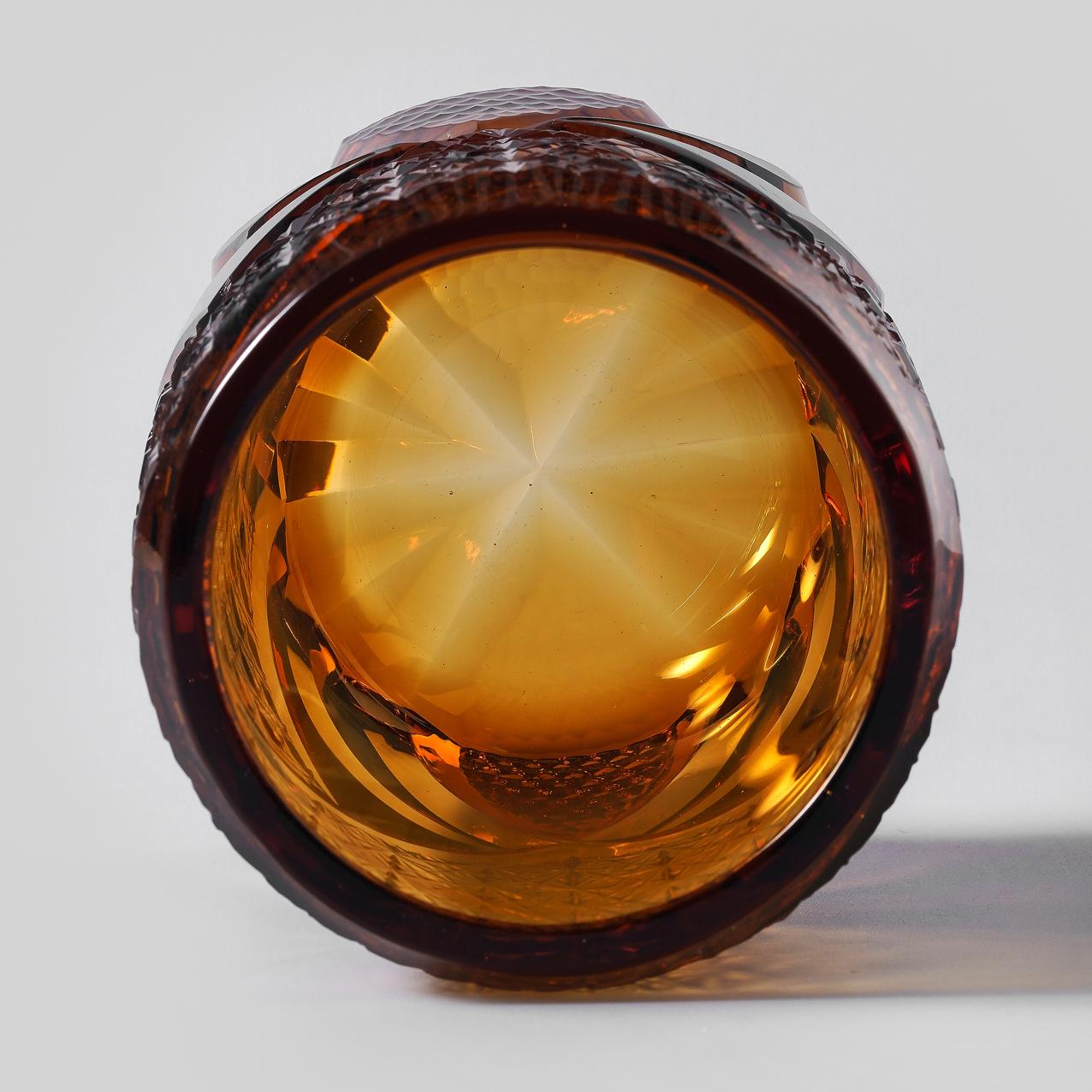 Vitraelle Old-Fashioned Amber Whisky Glass image 7