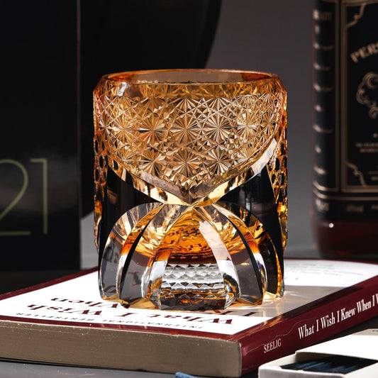 lovecove Old-Fashioned Crystal Whiskey Glass image 1