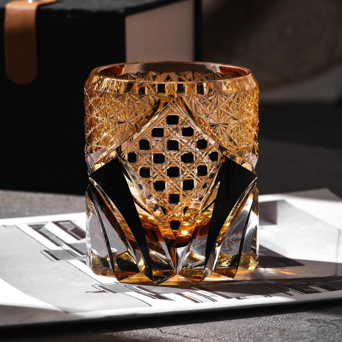 lovecove Old-Fashioned Crystal Whiskey Glass image 4