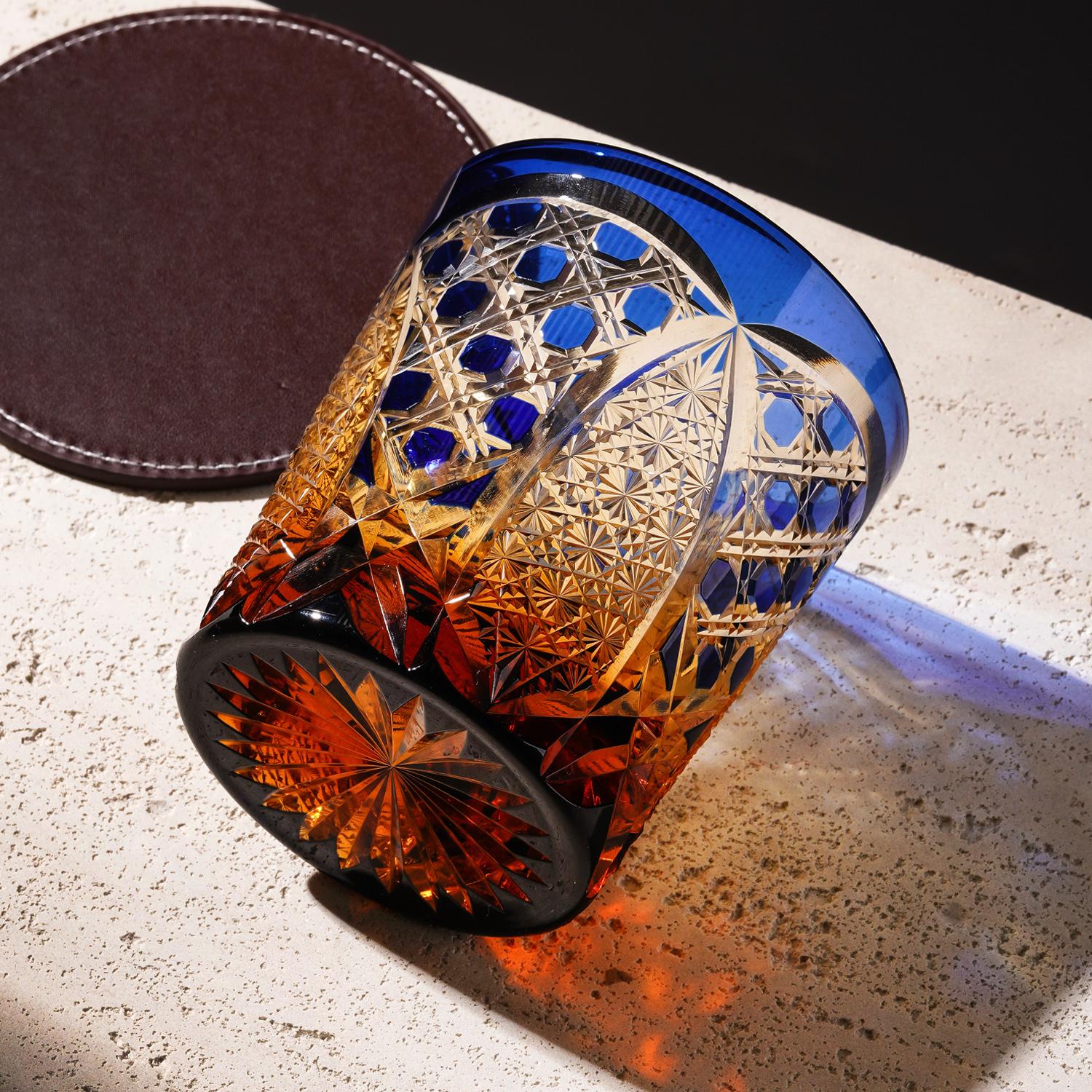 lovecove Old-Fashioned Sapphire Whiskey Glass image 1
