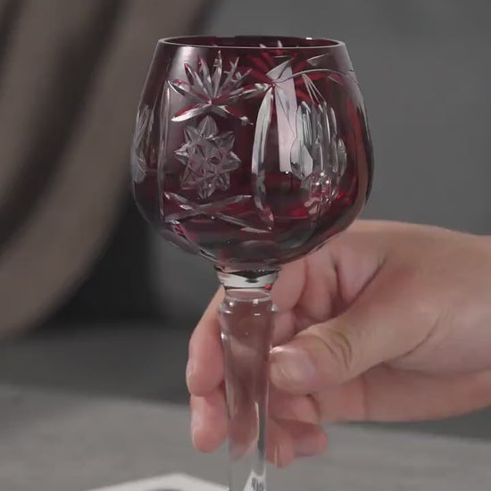 Vitraelle Vintage Cut Crystal Wine Glasses video 1