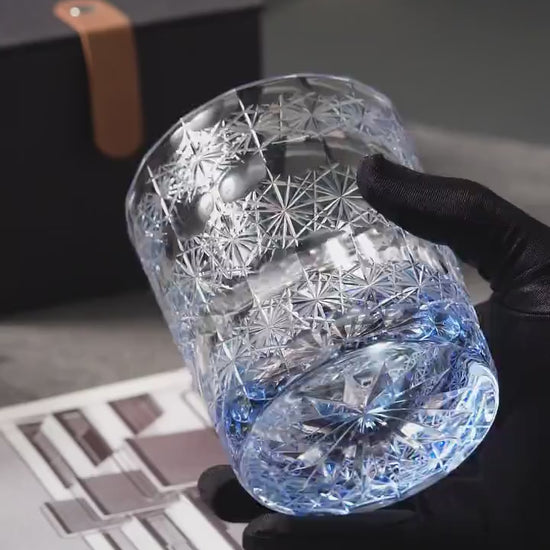 Vitraelle Hand-Cut Snowflake Crystal Scotch Glass video 1