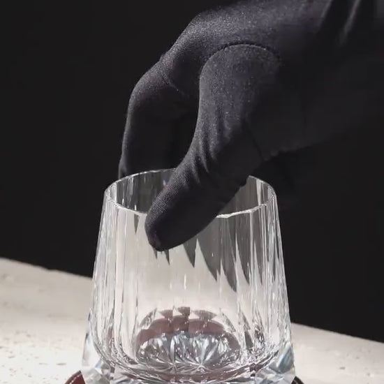 Vitraelle Hand-Cut Clear Crystal Whiskey Glass video 1