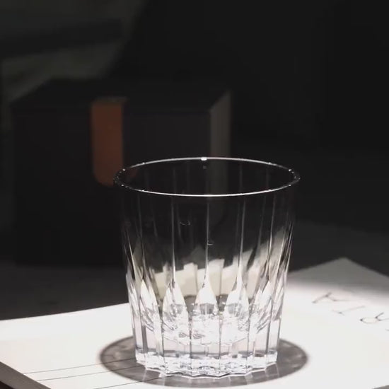 Vitraelle Hand Cut Kiriko Gray Crystal Whisky Glass video 1