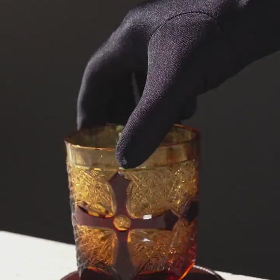 Vitraelle Vintage Scarlet Cross Whiskey Glass video 2