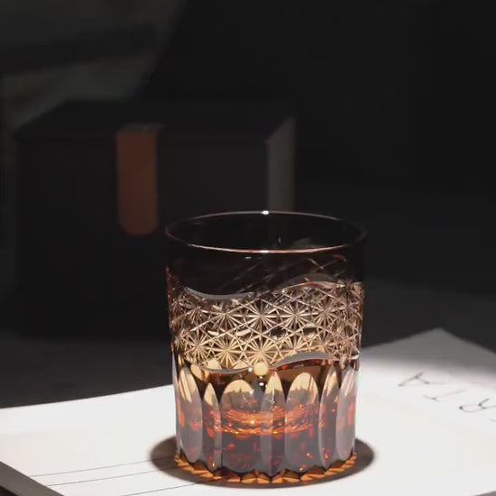 Vitraelle Hand Cut Black Crystal Whisky Glass video 1