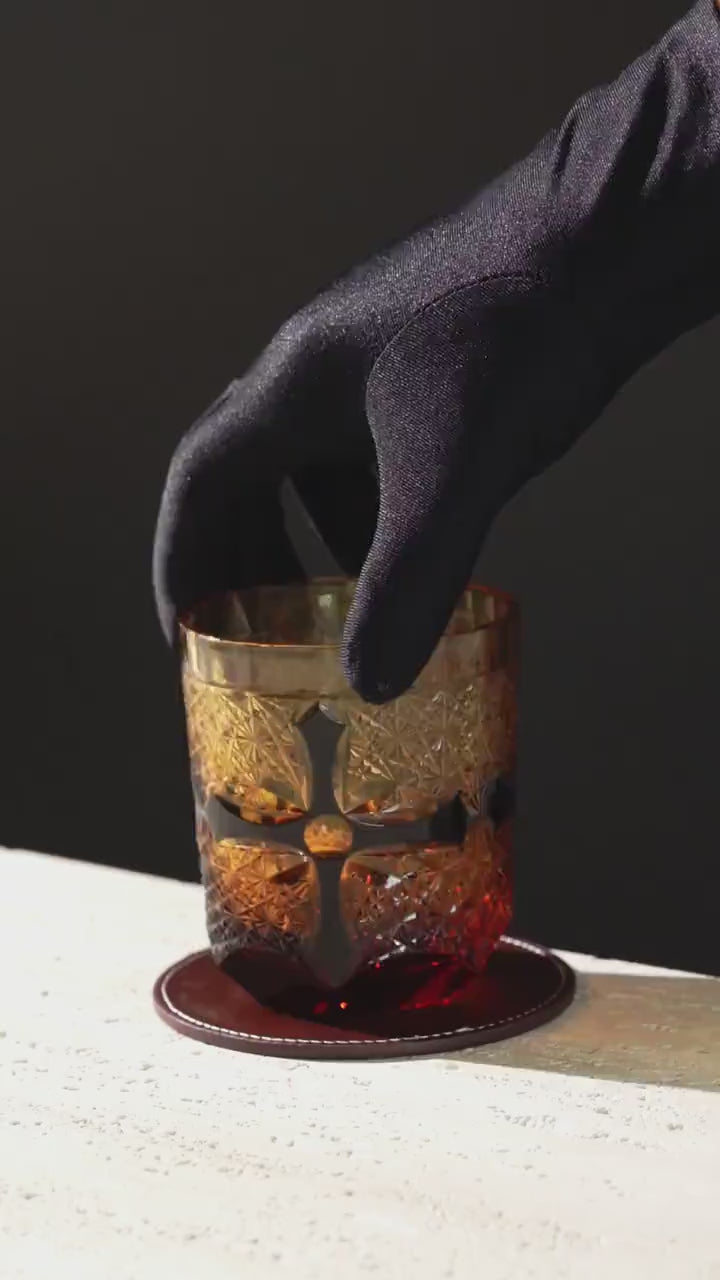 Vitraelle Vintage Scarlet Cross Whiskey Glass video 1