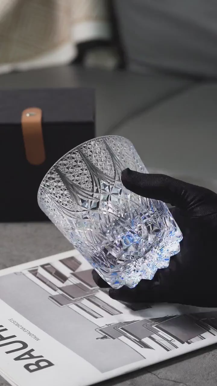 Vitraelle Hand-Cut Vintage Icy Crystal Glass video 1