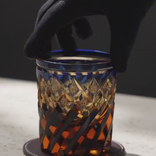Vitraelle Satsuma Kiriko Luxury Whiskey Glass video 1