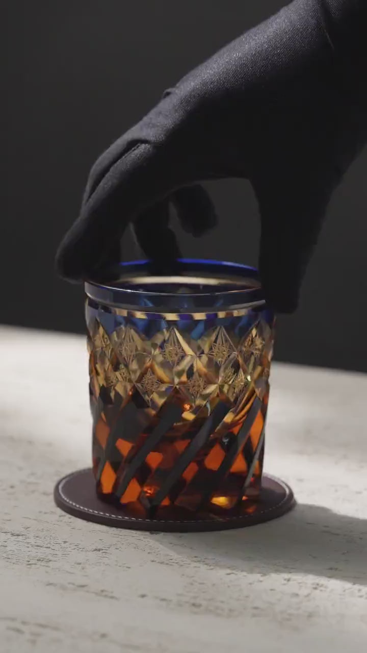 Vitraelle Satsuma Kiriko Luxury Whiskey Glass video 1