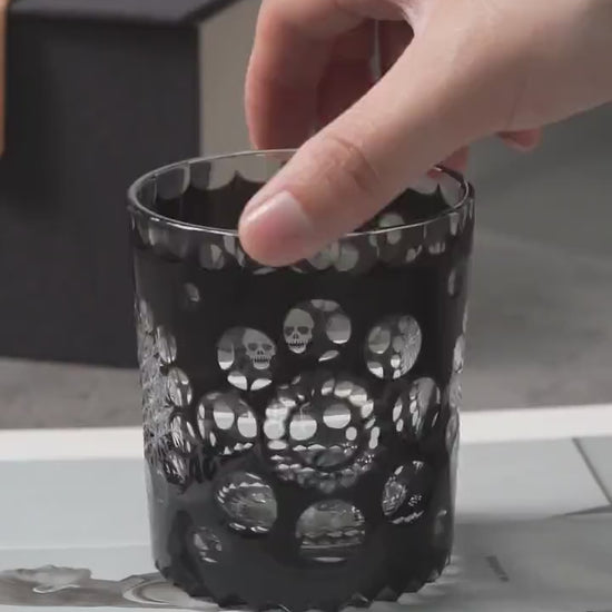 Vitraelle Hand-Cut Skull Design Crystal Glass video 1