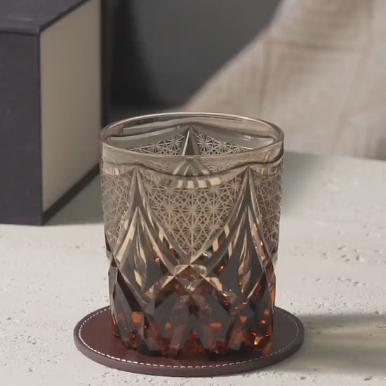 Vitraelle Vintage Kiriko Crystal Whisky Glass video 1