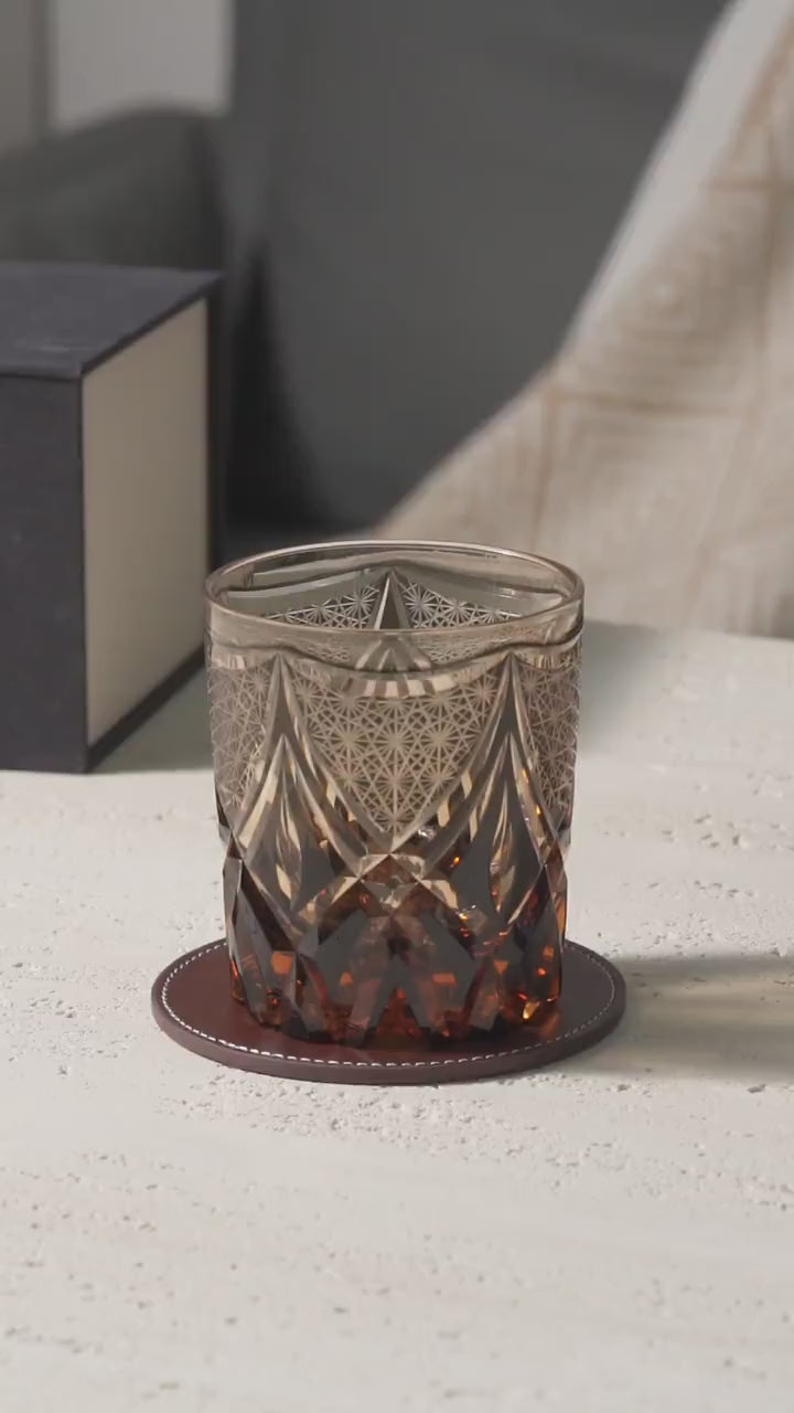 Vitraelle Vintage Kiriko Crystal Whisky Glass video 1
