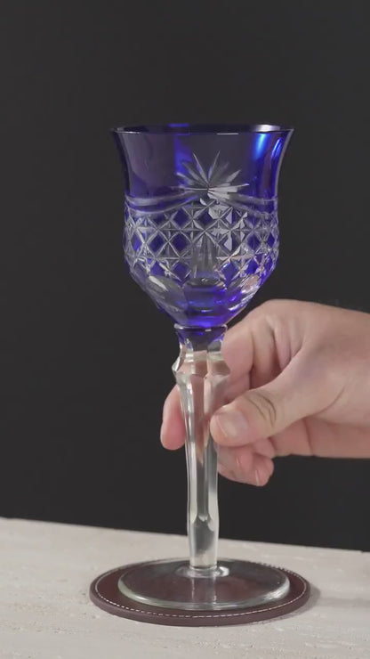 Vitraelle Crystal Cut Red Wine Goblets video 1