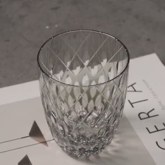 Vitraelle Hand Cut Rounded Whisky Glass video 1