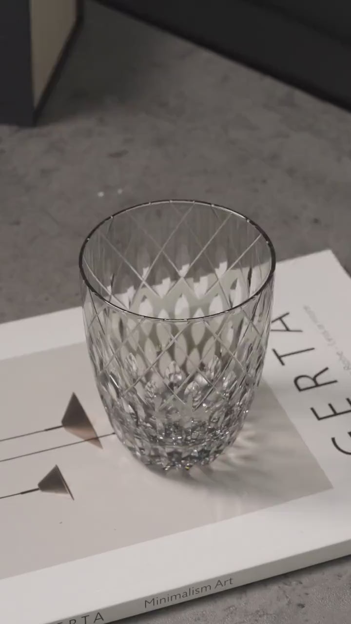 Vitraelle Hand Cut Rounded Whisky Glass video 1
