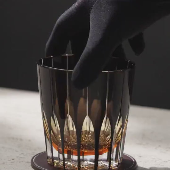 Vitraelle Kiriko Black Starlight Whiskey Glass video 1