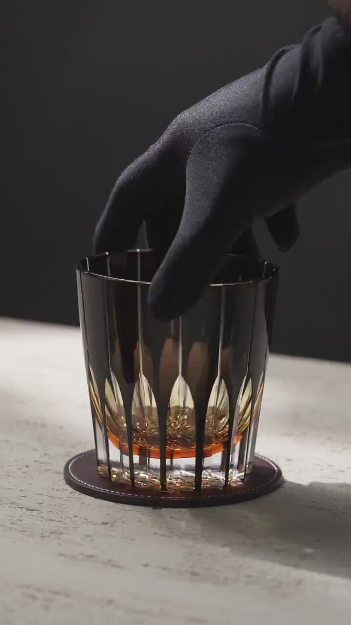Vitraelle Kiriko Black Starlight Whiskey Glass video 1