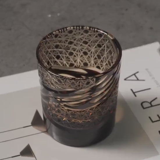 Vitraelle Hand Cut Flowing Whisky Glass video 1