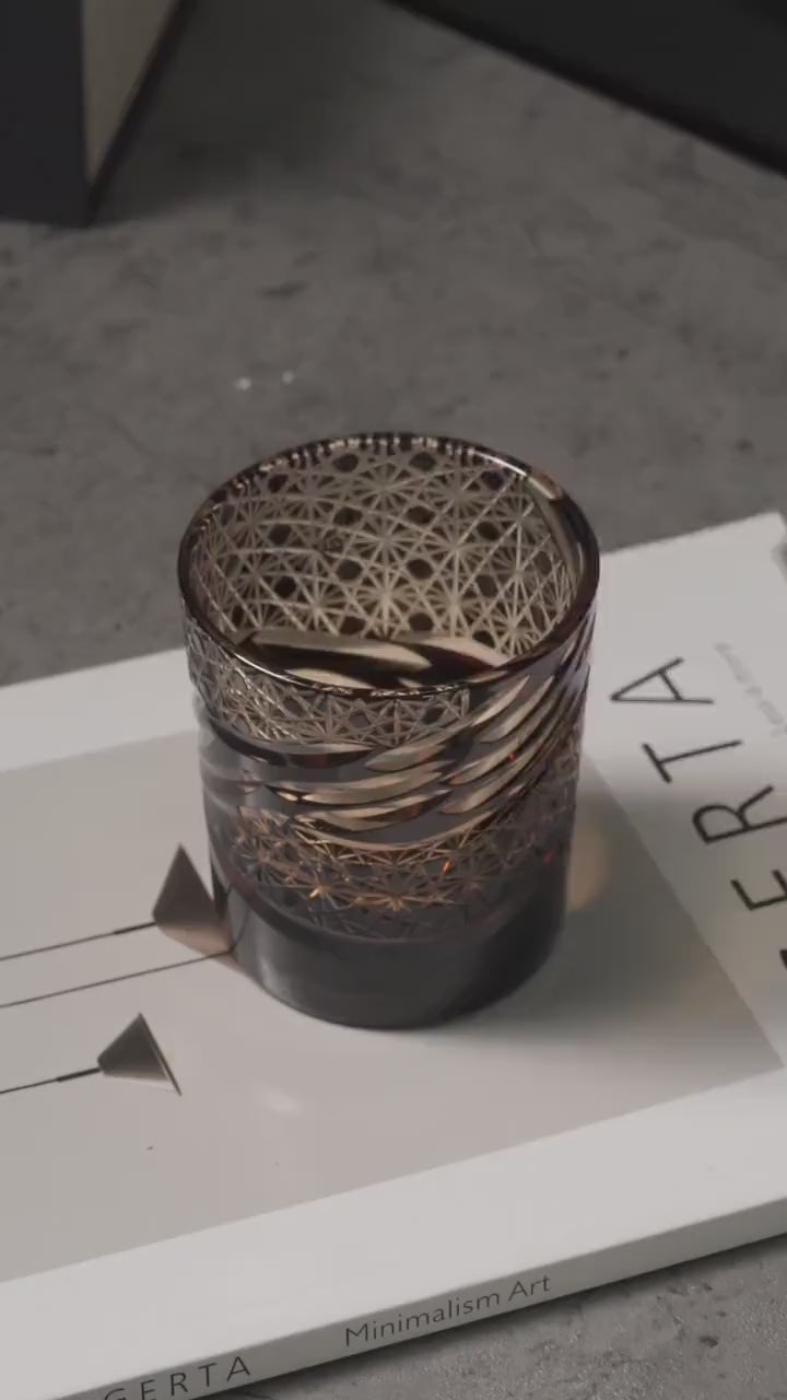 Vitraelle Hand Cut Flowing Whisky Glass video 1